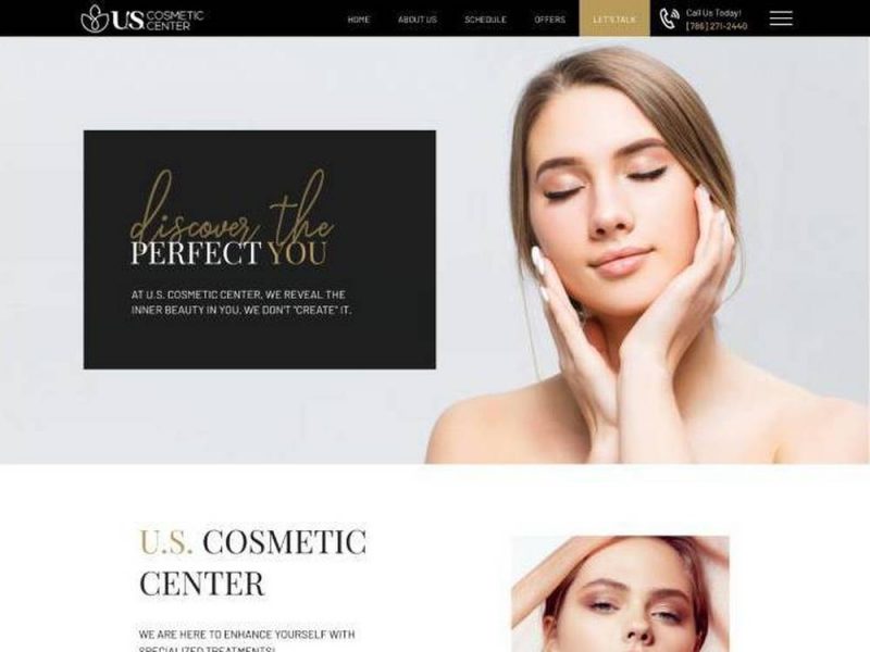 U.S. Cosmetic Center website
