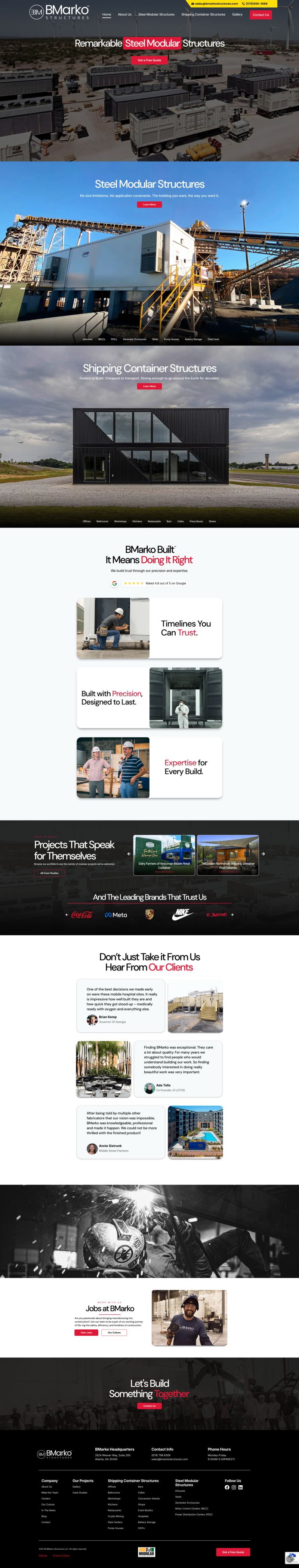 BMarko Structures website