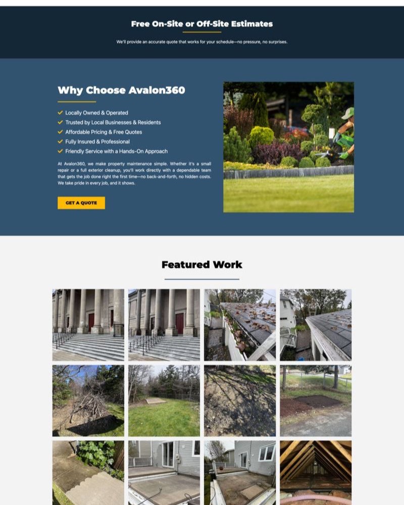 Avalon360 website